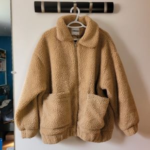 I AM GIA Tan Teddy Jacket